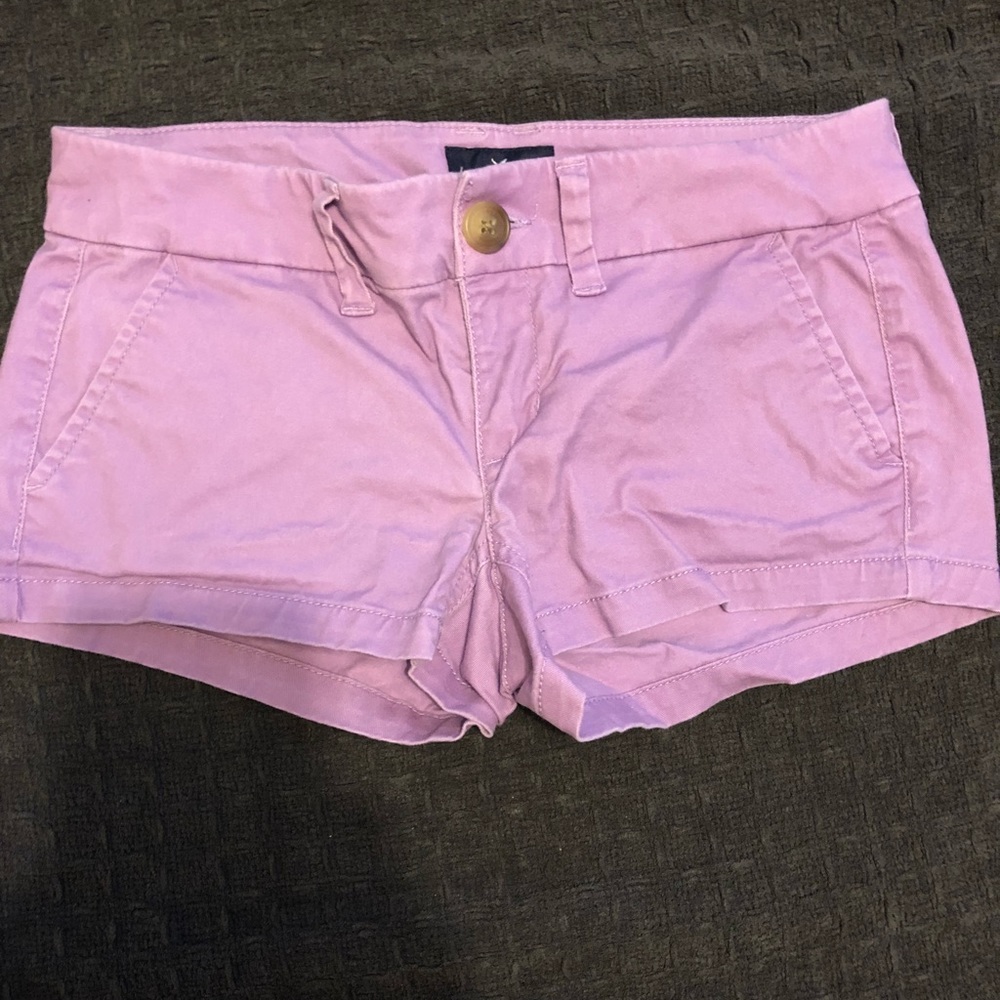 Lilac shortie shorts
